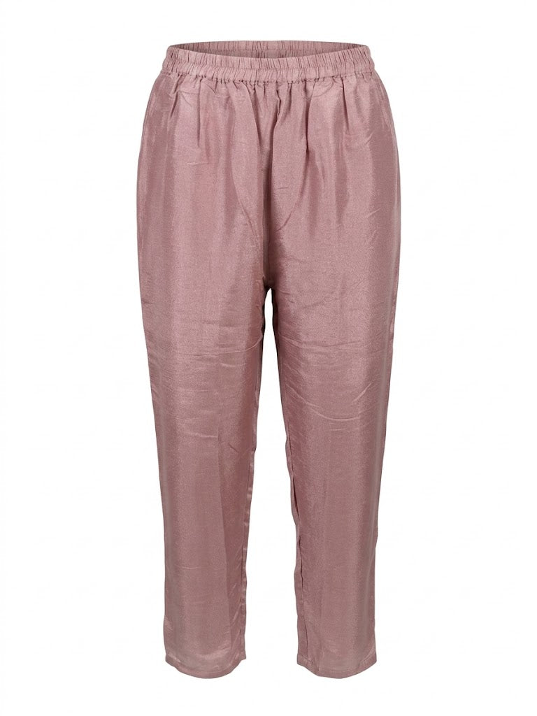 3-Piece Suit Set - Soft Blush Pink / Ensemble Adorned with Delicate Embroidery - LB77